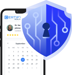 Secure appointment scheduling and waitlist management by Certify Health.
